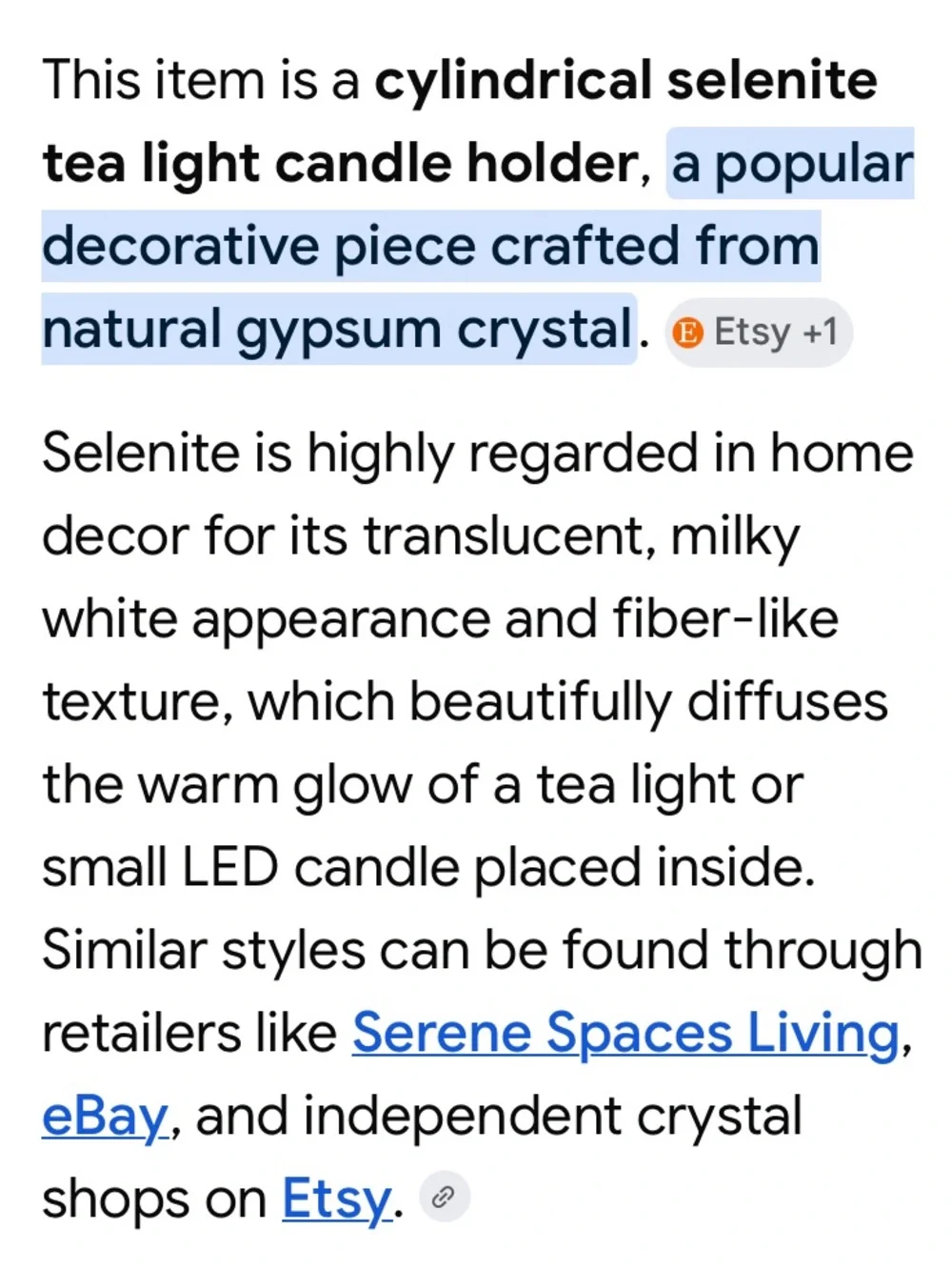 Opalhouse branded selenite